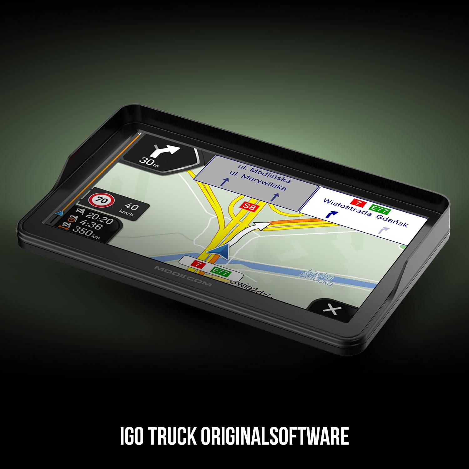 Modecom Freeway CX 7.3 7 Zoll Navigation LKW PKW iGO