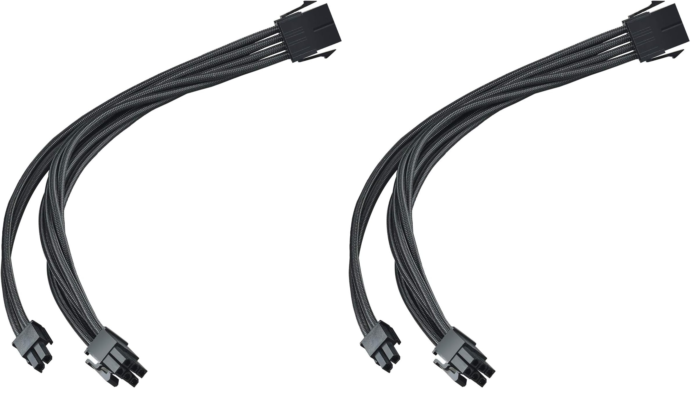 SilverStone PP07E-PCIB PCIe Kabel 8-Pin 6+2 schwarz 25cm