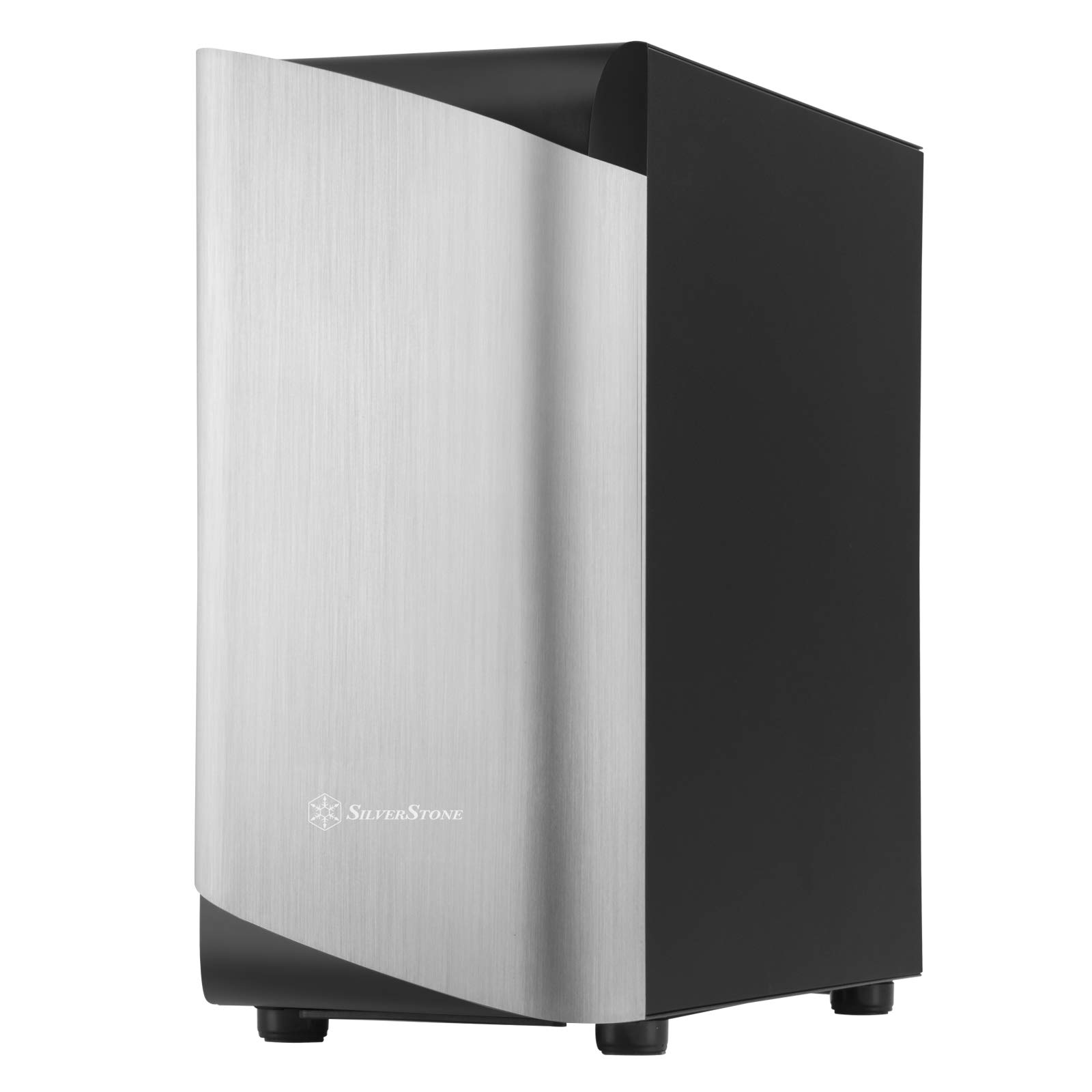 SilverStone SETA A1 Mid-Tower ATX-Gehäuse Glas Silber