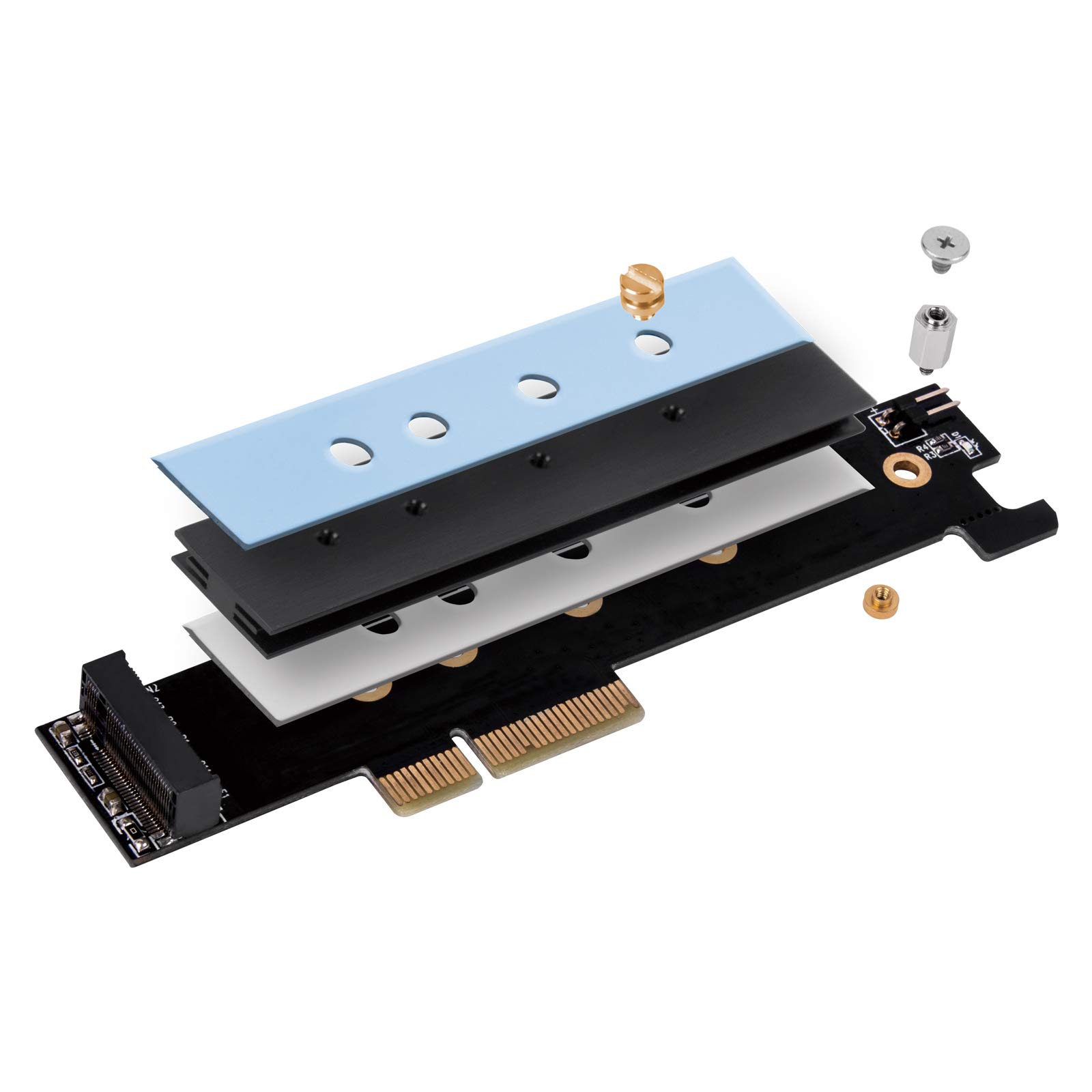 SilverStone ECM26 M.2 auf PCIe x4 Adapterkarte NVMe 31mm