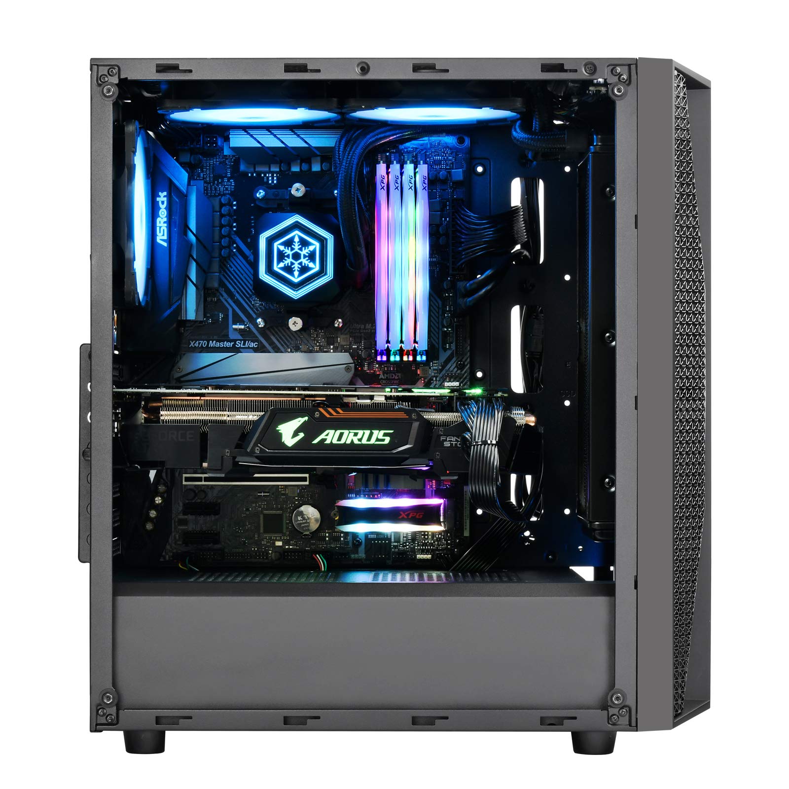 SilverStone FARA B1 RGB ATX Gehäuse schwarz Glas 2x RGB