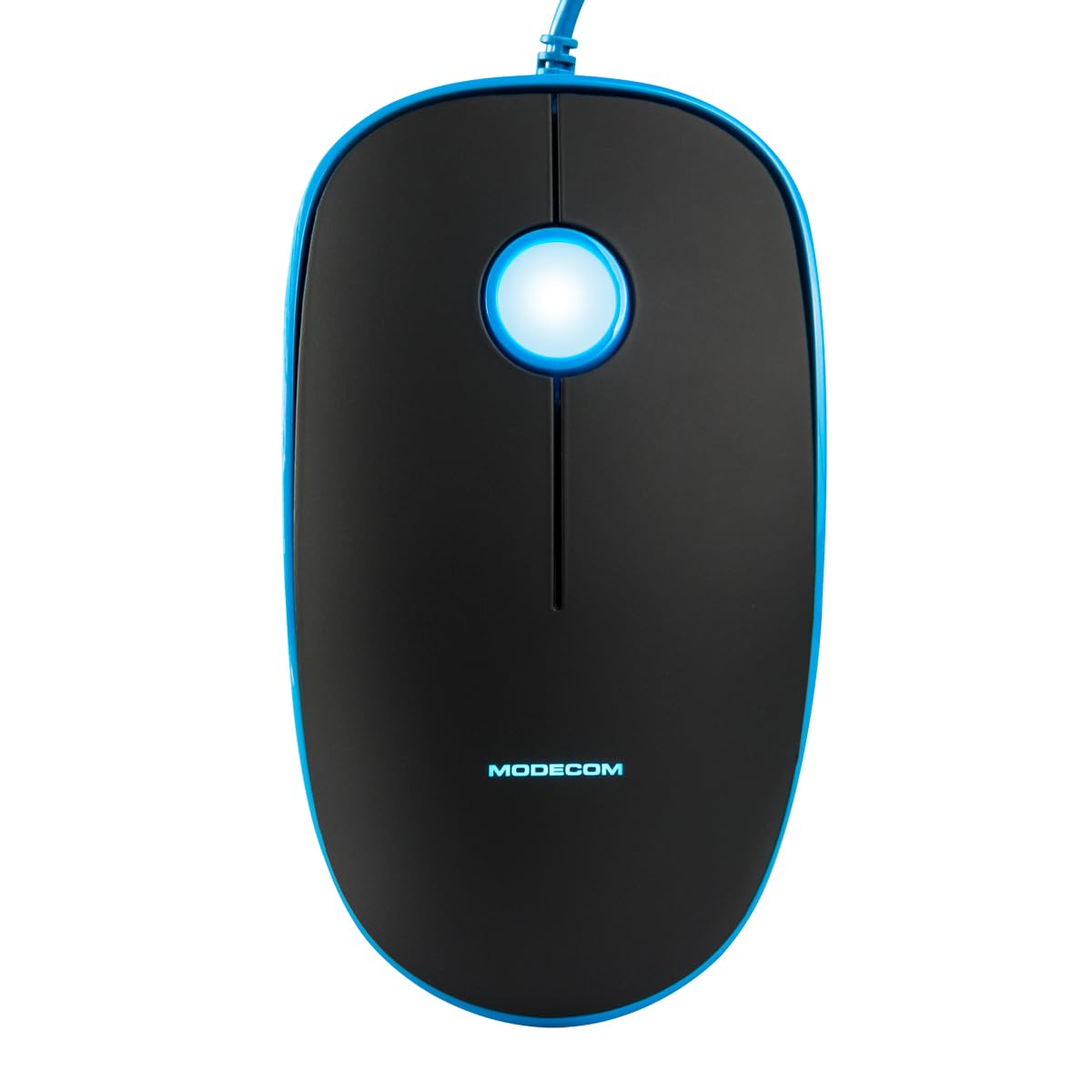 Modecom MC-M111 Maus kabelgebunden schwarz-blau 1600 DPI