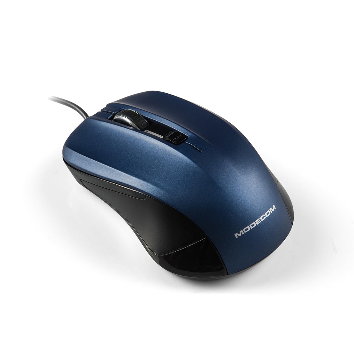 Modecom Mice MC-M9.1 USB Maus schwarz-blau 1,5 m Kabel