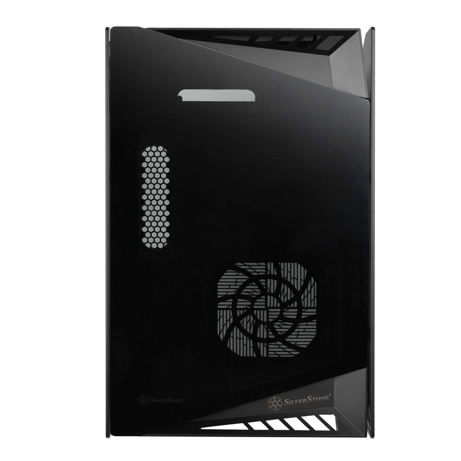 SilverStone Lucid LD03B Mini-ITX Gehäuse schwarz Glas