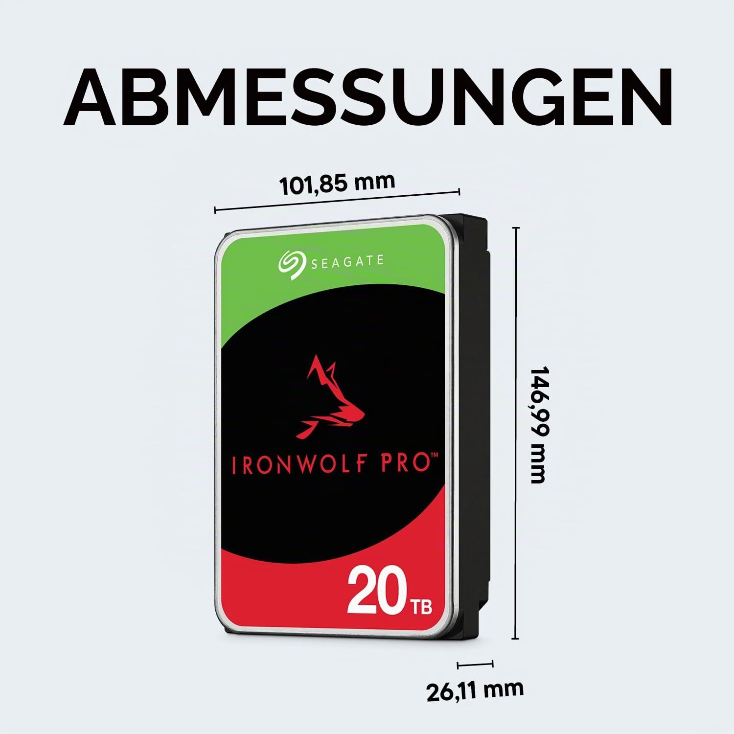 Seagate IronWolf Pro ST20000NTZ01 NAS-HDD 20TB CMR