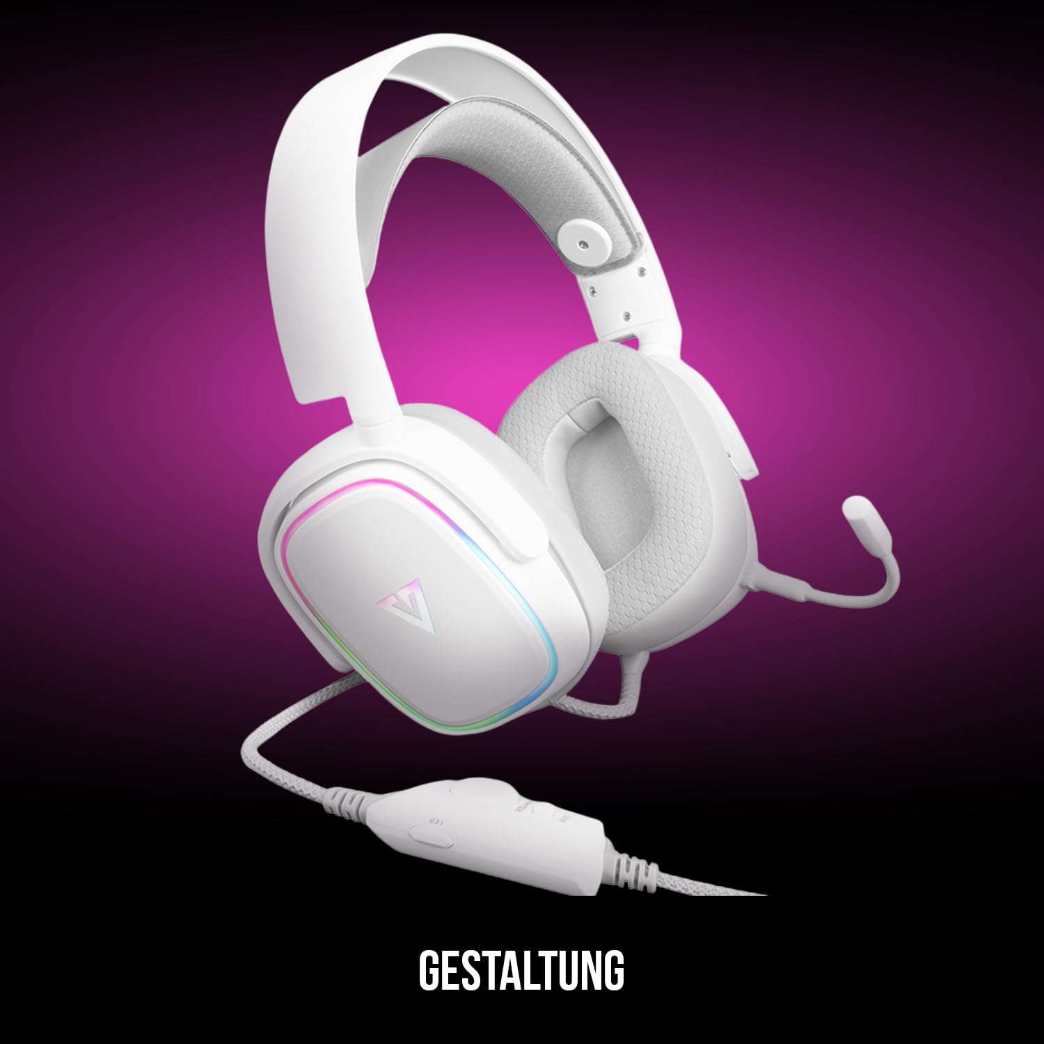 Modecom Volcano MC-899 Prometheus Headset weiß 7.1 USB