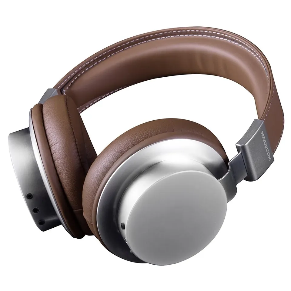Modecom MC-1500HF Headset braun Over-Ear Mikrofon