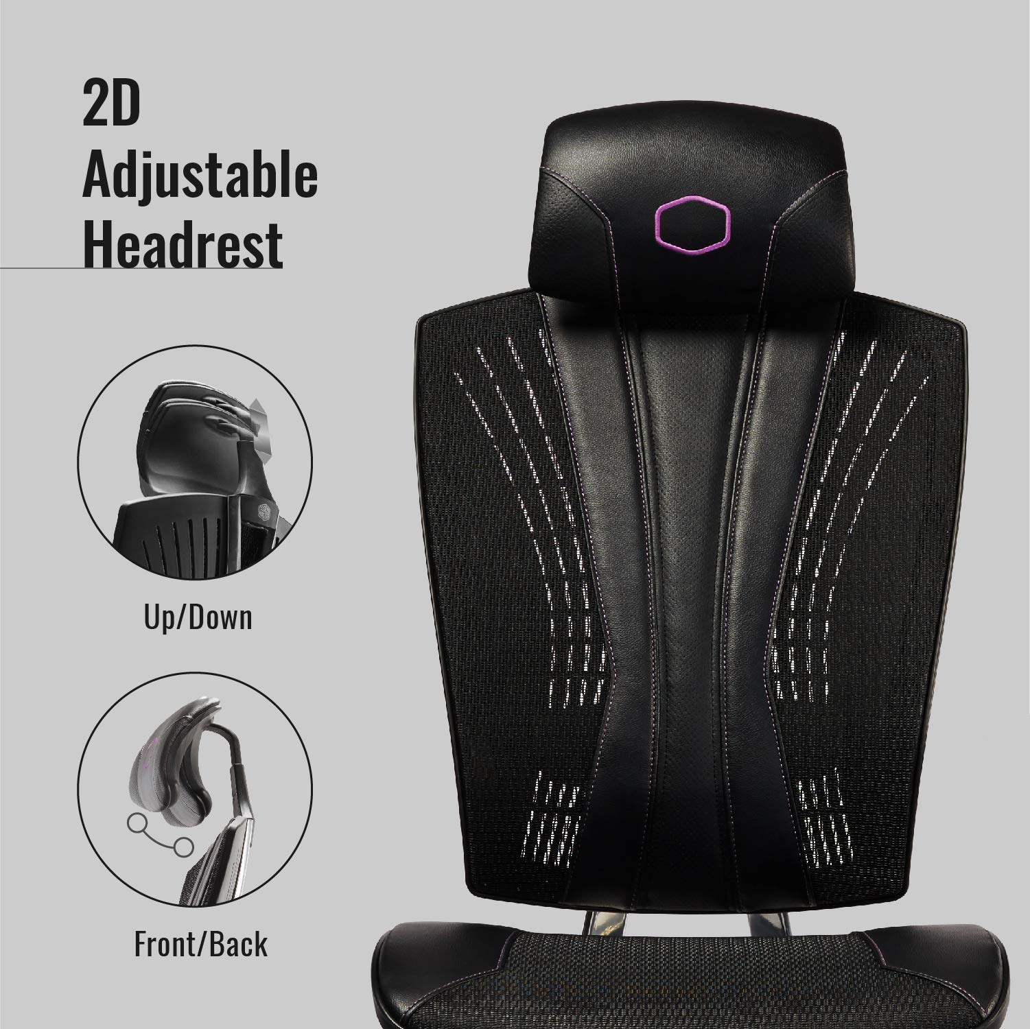 Cooler Master ERGO L Gamingstuhl schwarz 200 kg Netz