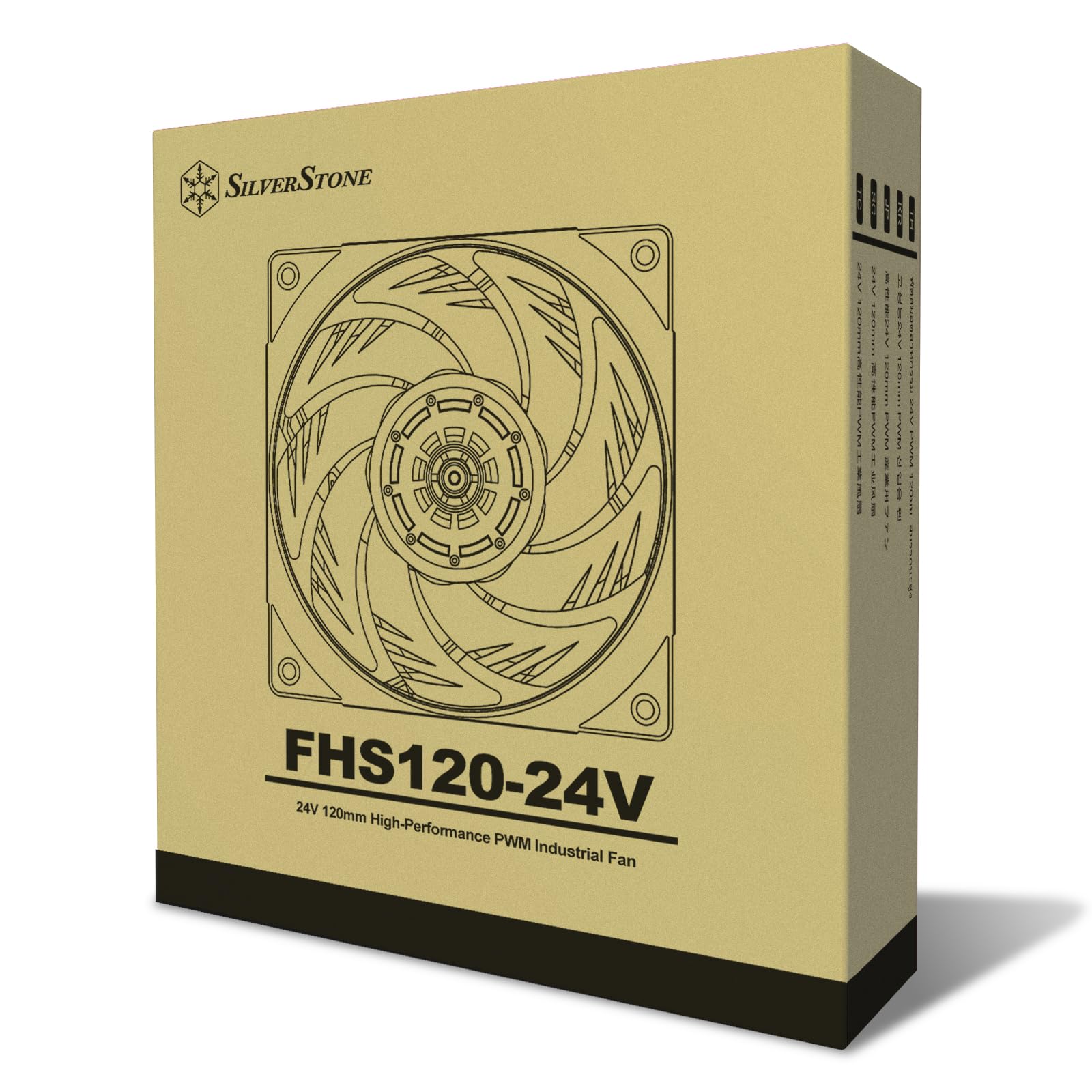 SilverStone FHS SST-FHS120-24V Lüfter 120mm 24V PWM