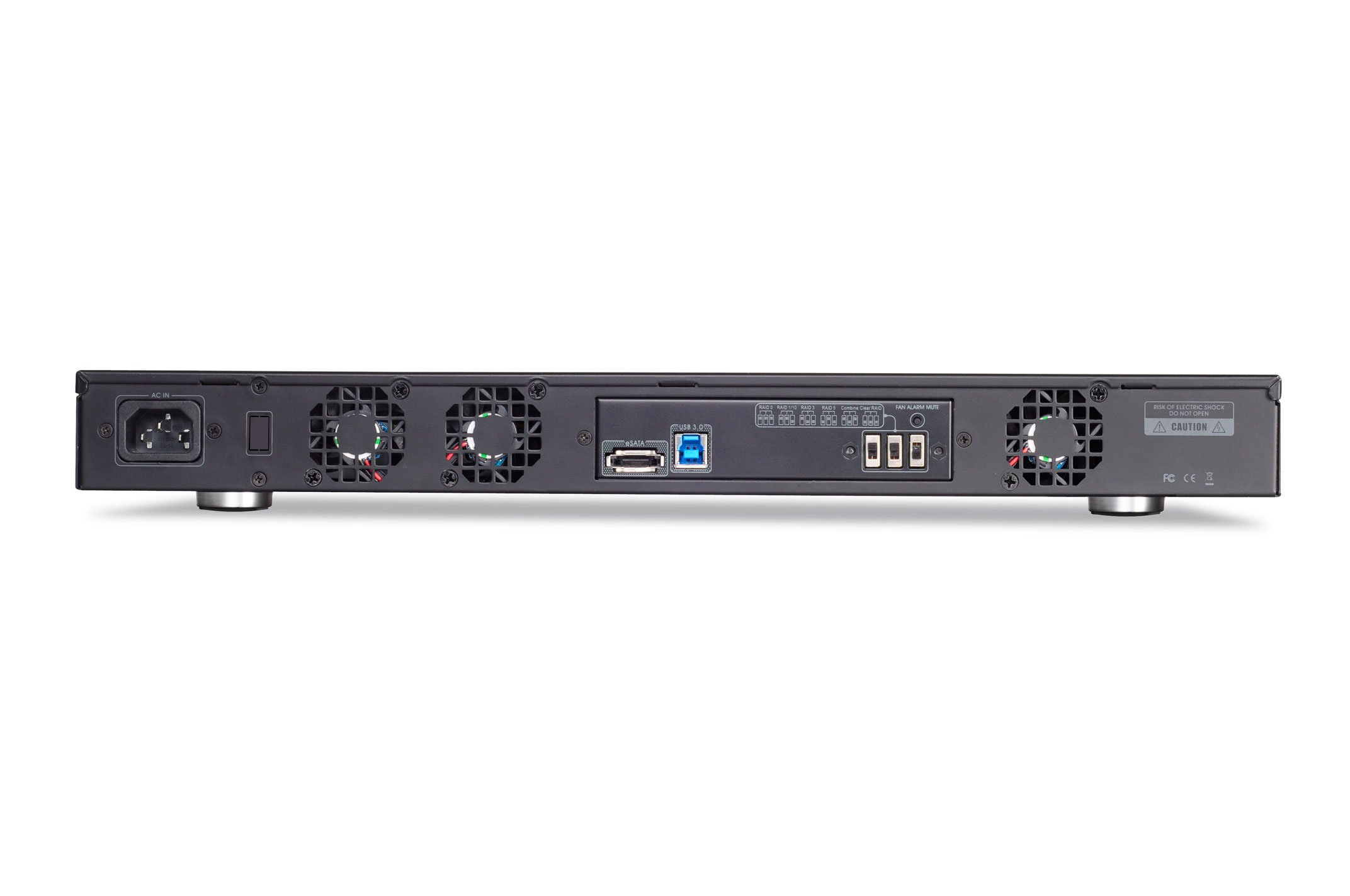 SilverStone RS431U Rackmount Festplattengehäuse 4x 3,5" USB 3.0 schwarz