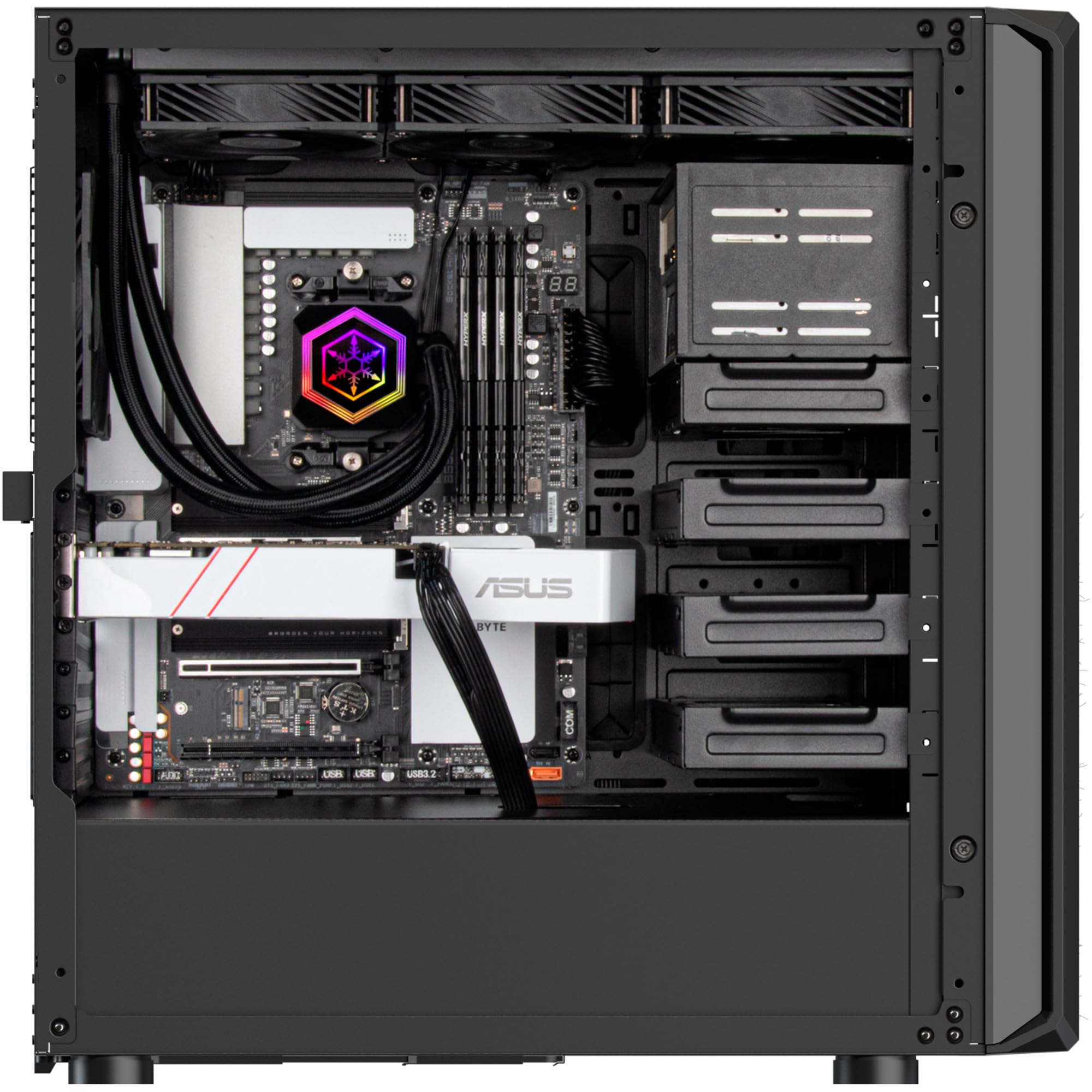 SilverStone SETA D1 Midi Tower PC-Gehäuse schwarz