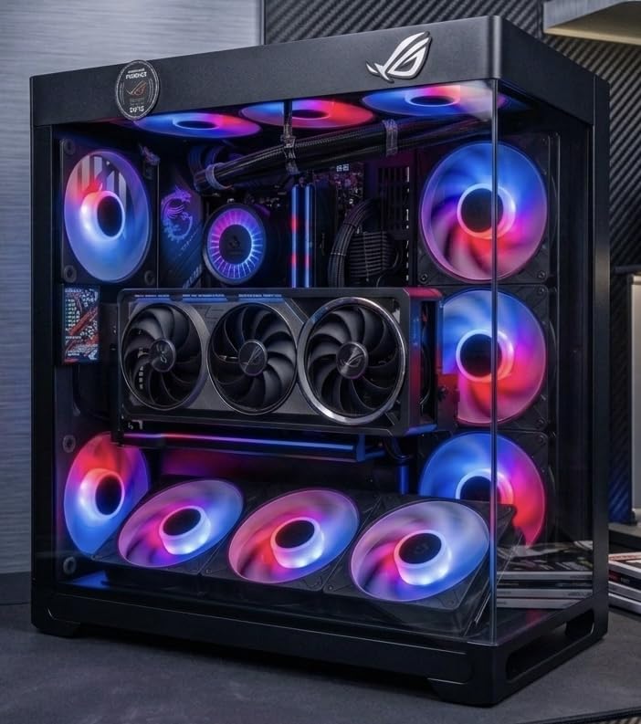 HAVN HS 420 PC Gehäuse Weiß ATX Dual-Chamber Glas